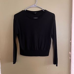 Girls Black light sweater size M